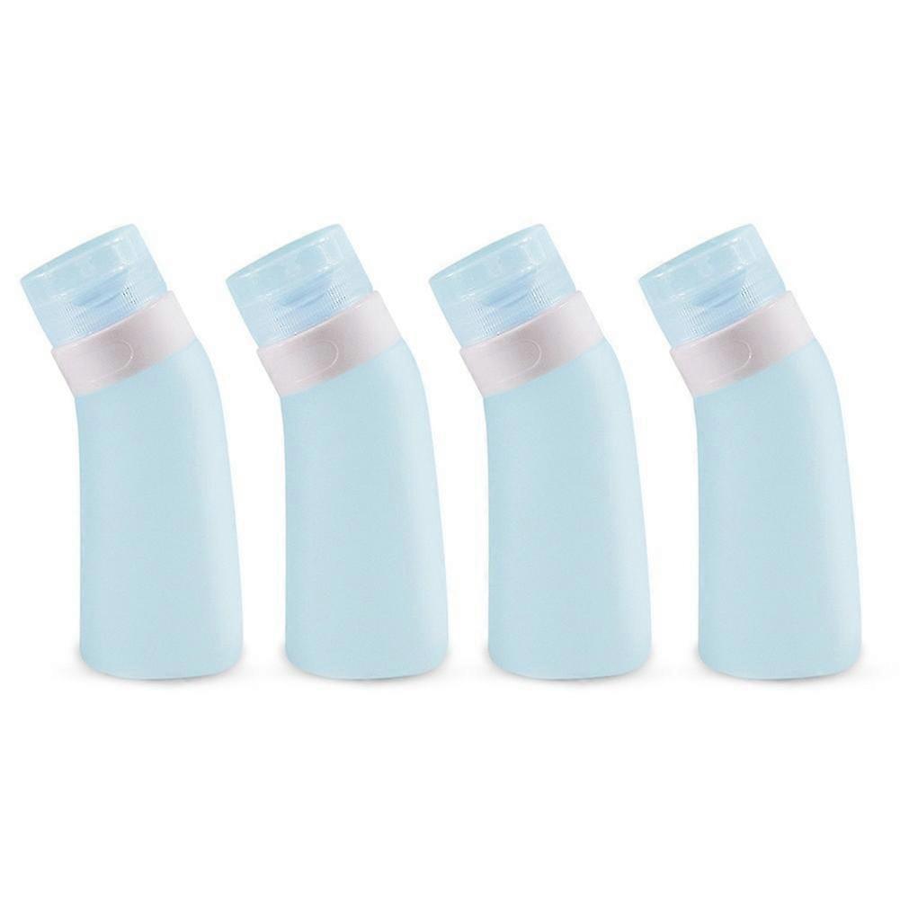 4Pcs 60/90ml Travel Leakproof Shampoo Lotion Cream Storage Bottle Empty Container-ZZY