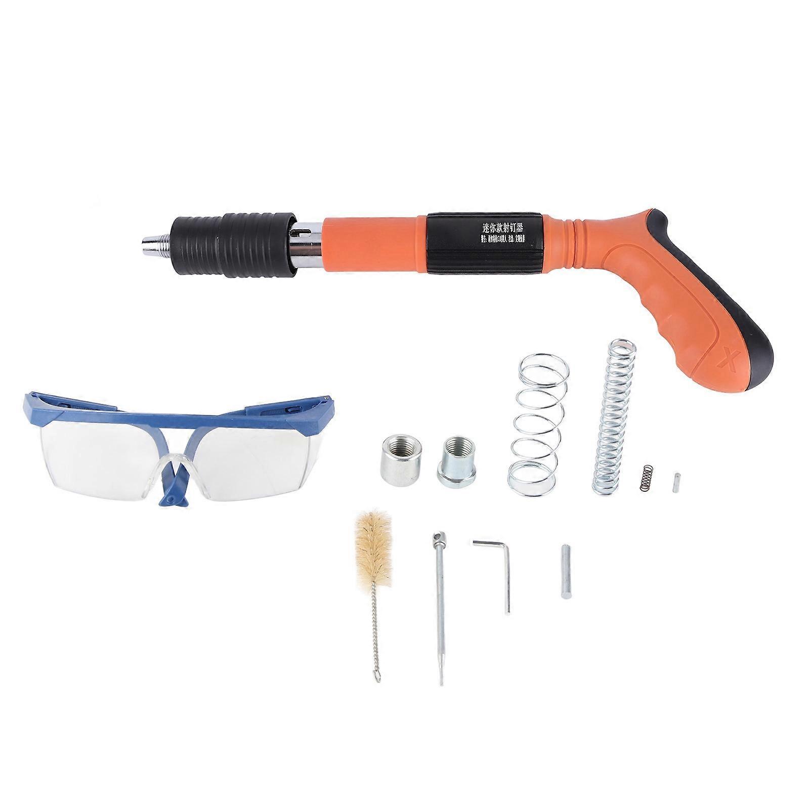 Manual Mini Steel Nail Shooting Machine Adjustable Wall Install Nail Shooting Machine