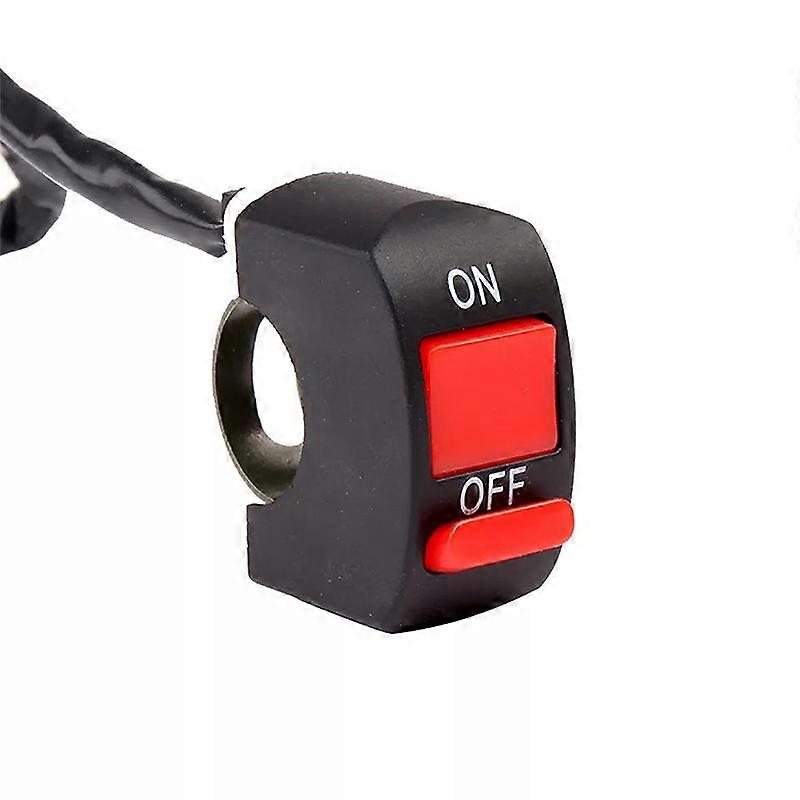 Motorcycle Handlebar Switches Connector Button 22mm ON/OFF Motorcycles Switches Push Button Connector Motorcycle Accessories