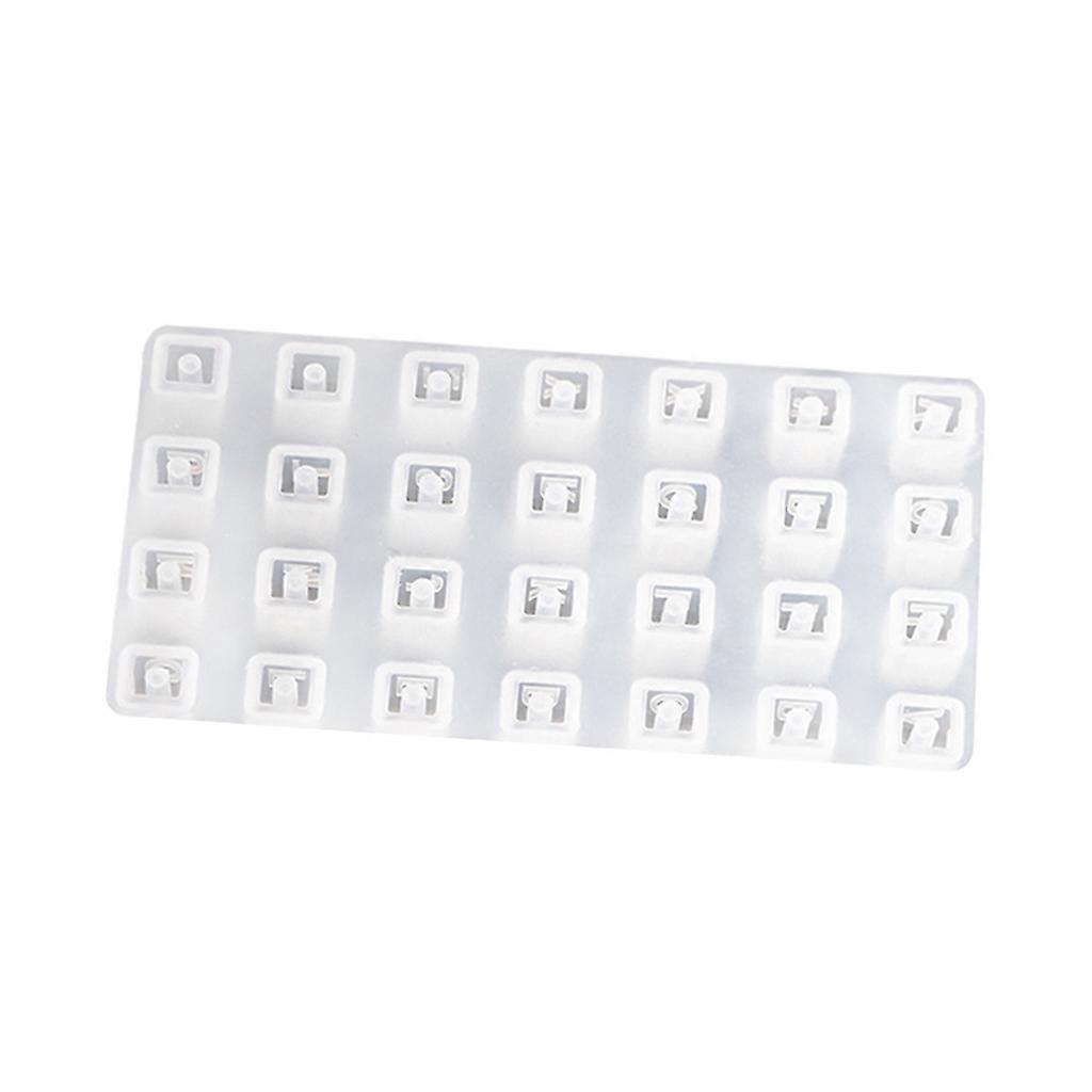 Silicone Mold For Creating Beautiful Alphabets Bead BraceletsDiy Decorating Tool