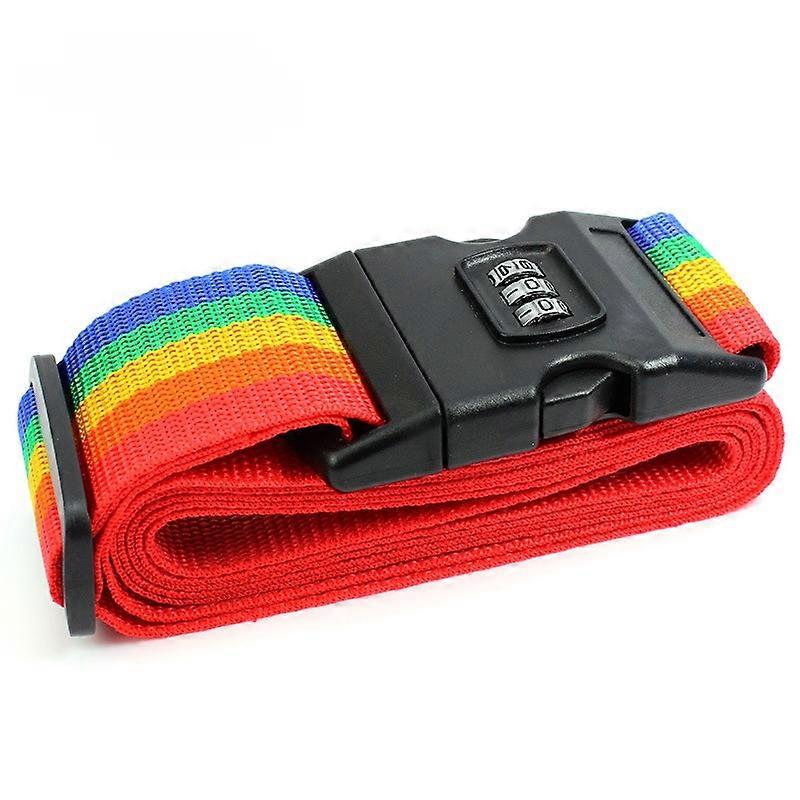 Release Buckle 3 Digits Password Combination Luggage Strap