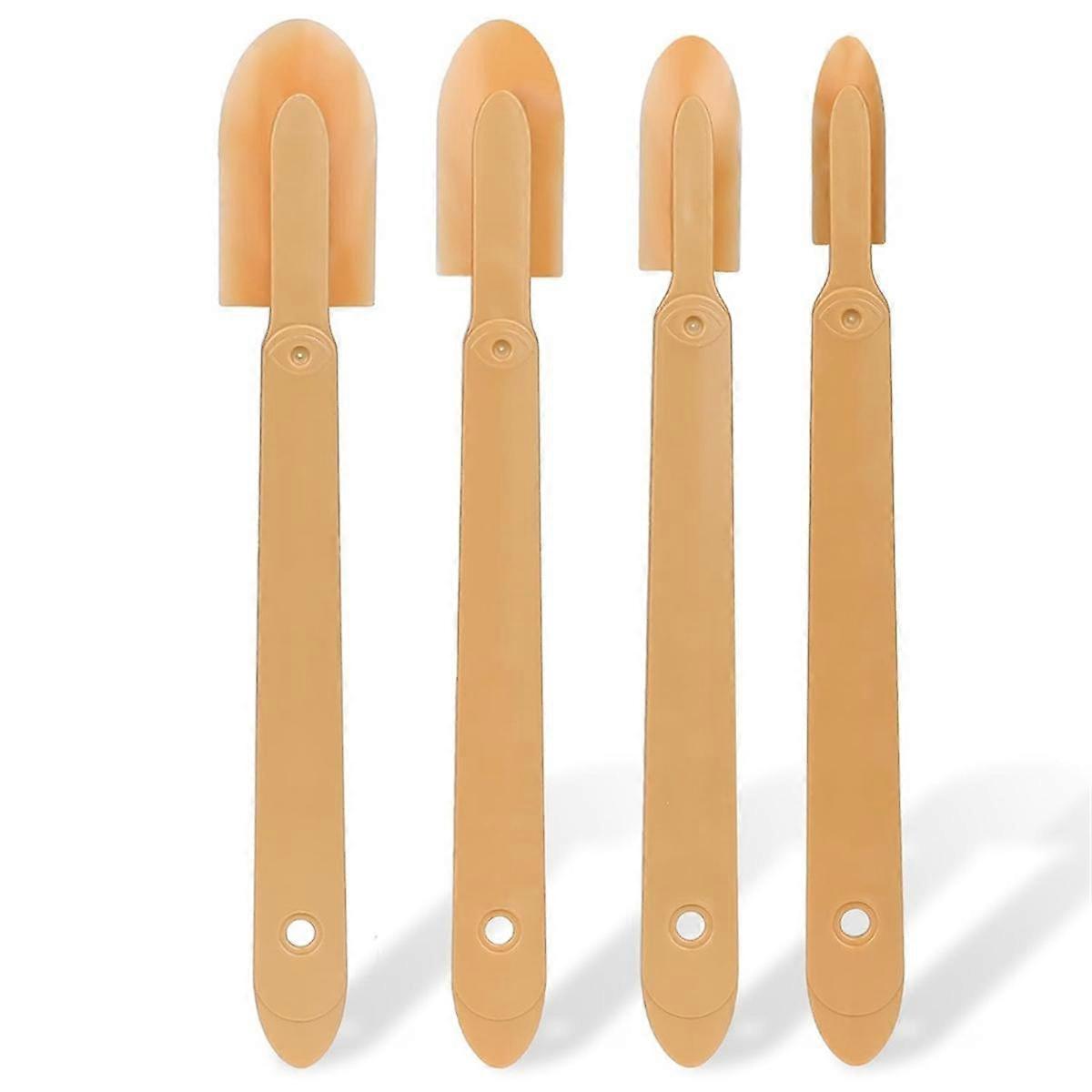 Silicone Caulking Tool, 4 Sizes Caulk Remover Tool Sealant Finishing Tool Set Caulk Applicator Spreader Rubber Spatulas