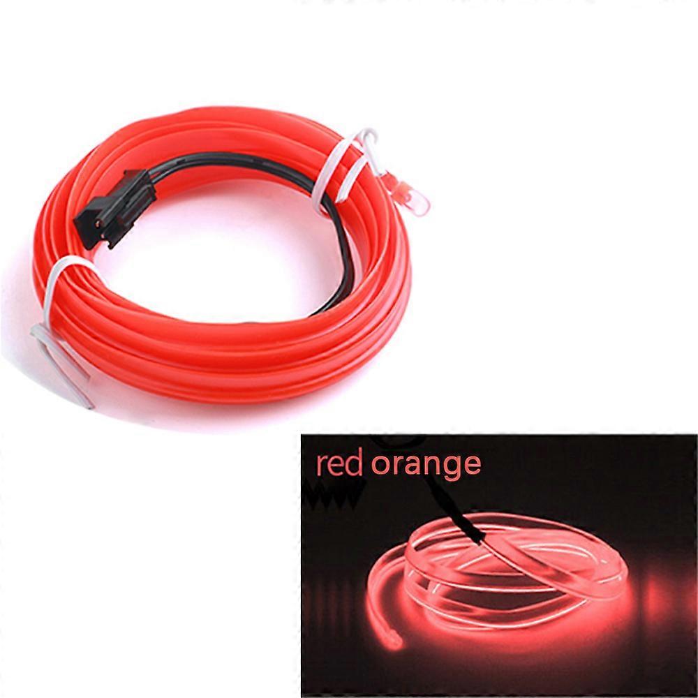 USB LED Strip Car Interior Atmosphere Light Neon EL Decoration Light Strip For Car Dashboard Ambient Wire Light Room Night Lamp