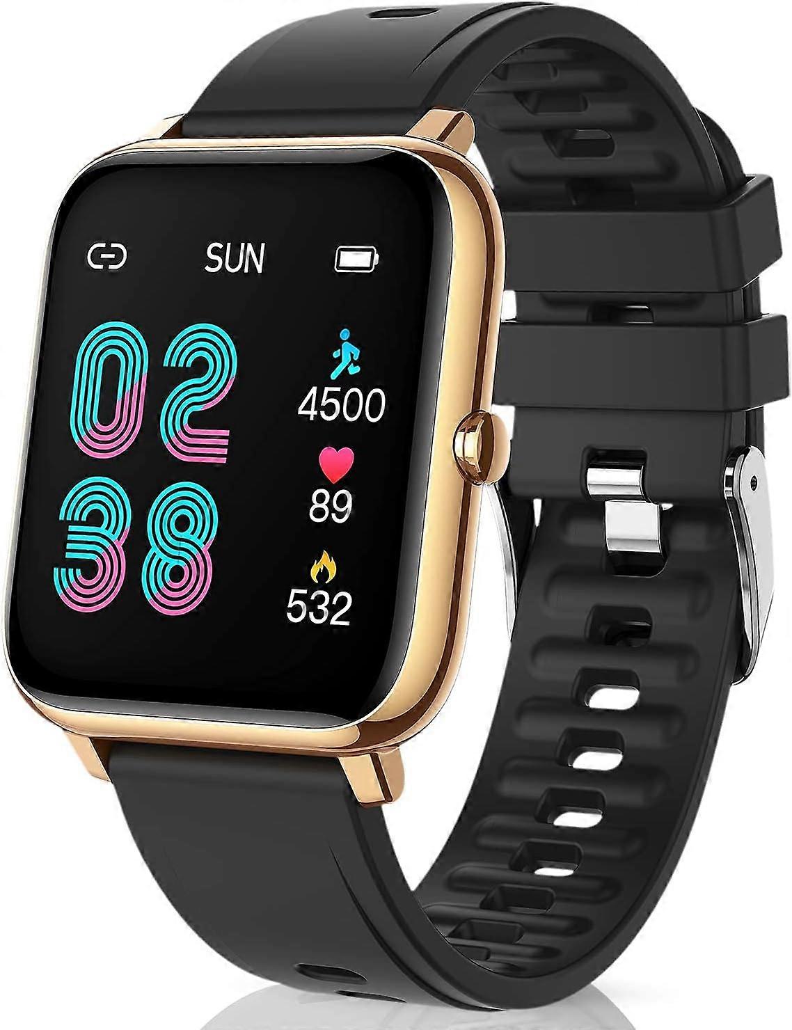 Android Telefonlar için Akıllı Saat iOS Su Geçirmez Akıllı Saatler Kadınlar Erkekler için (Cevapla/Arama Yap) Spor Dijital Saat Fitness Tracker Nabız Kan Oxyg