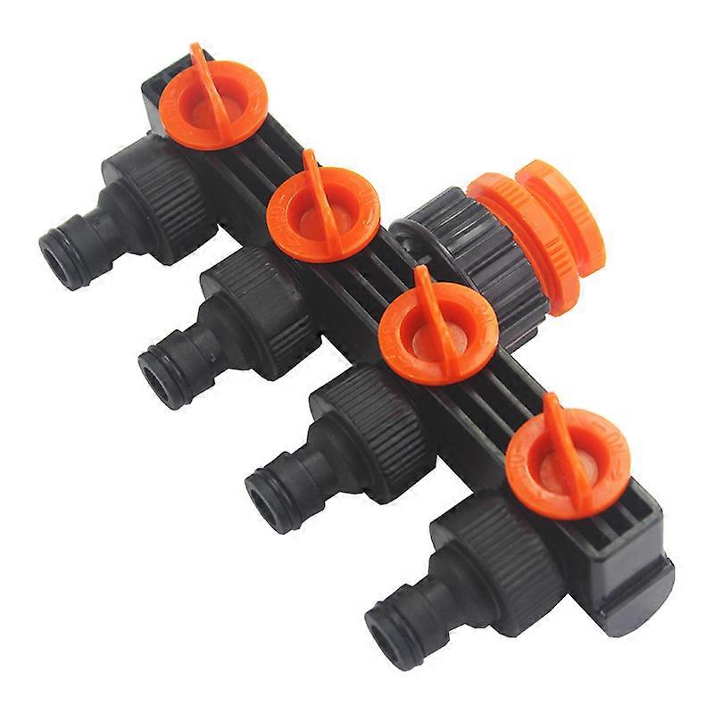 Branch tee with 4-way valves
