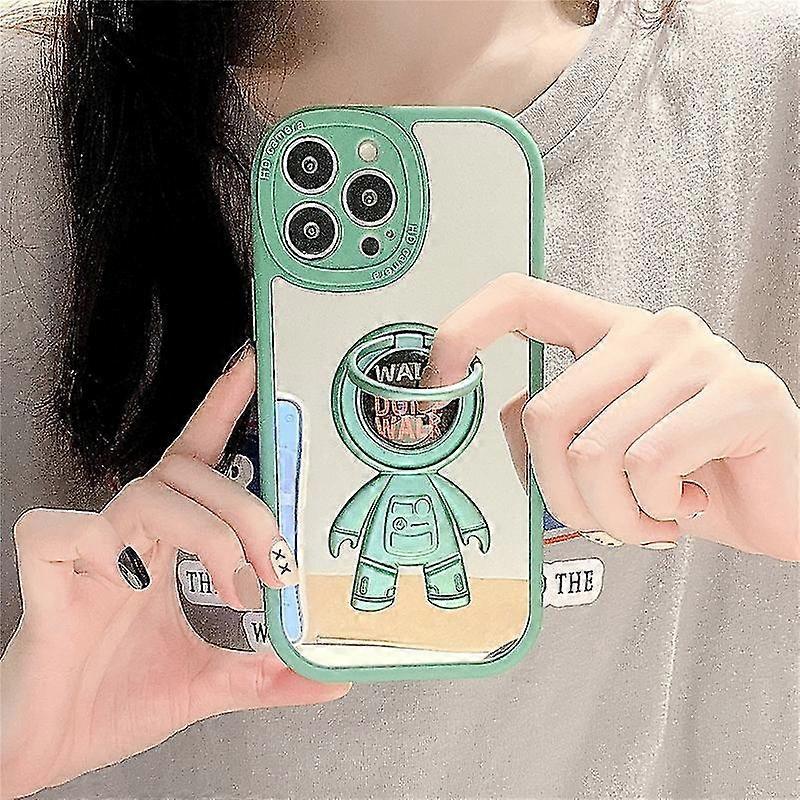 Mirror Kickstand Case Compatible With Iphone 13 Pro Max/13 Pro/13, Astronaut Pc Protective Cover