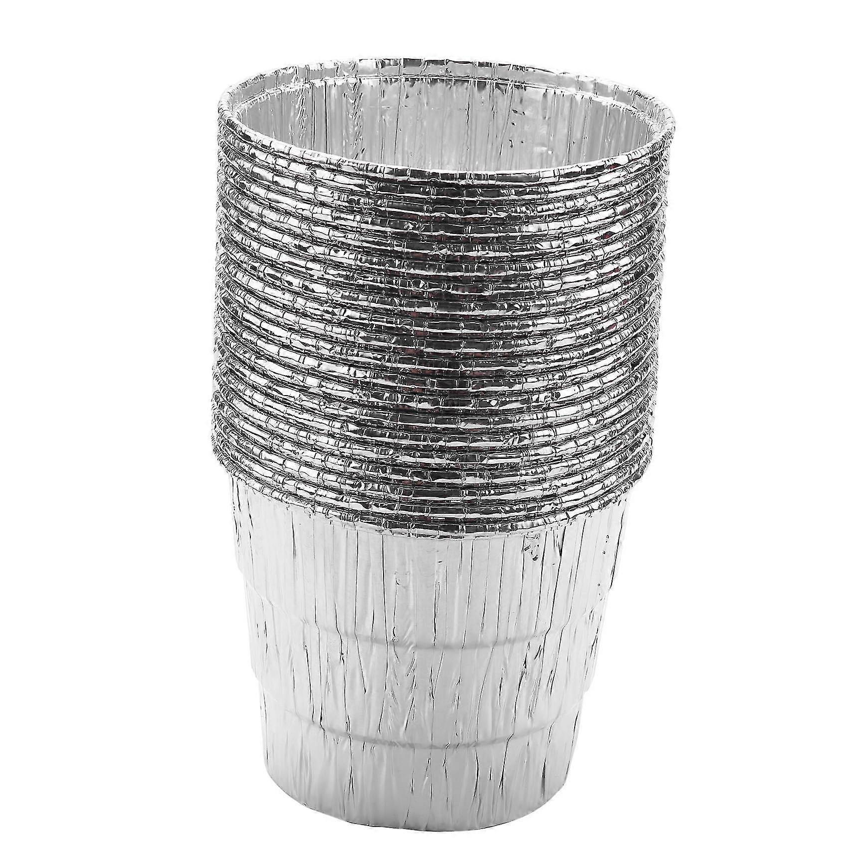 20-pack galvaniserade engångsfetthinkfoder passar för vedeldad pellets Bbq Tillbehör-MXBC