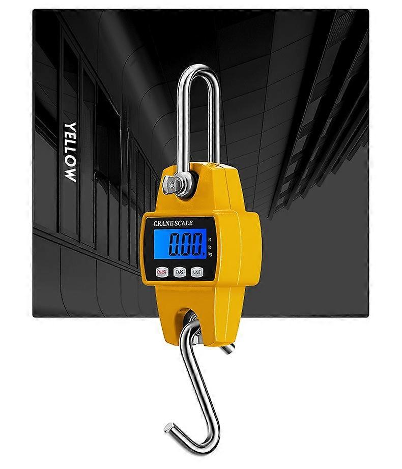 Mini LCD Digital 300kg Hanging Scale Weight Portable Industrial Electronic Heavy Duty Weight Hook Crane Scale Home Farm Tool