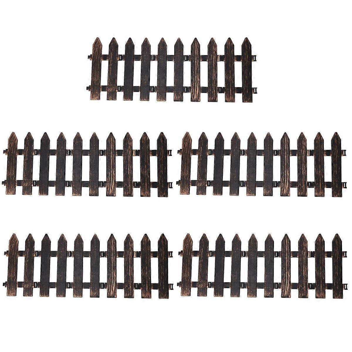 5ks Hotel Ploty Miniaturní Zahradní Ploty Dekorace Plot Displej Ozdoby