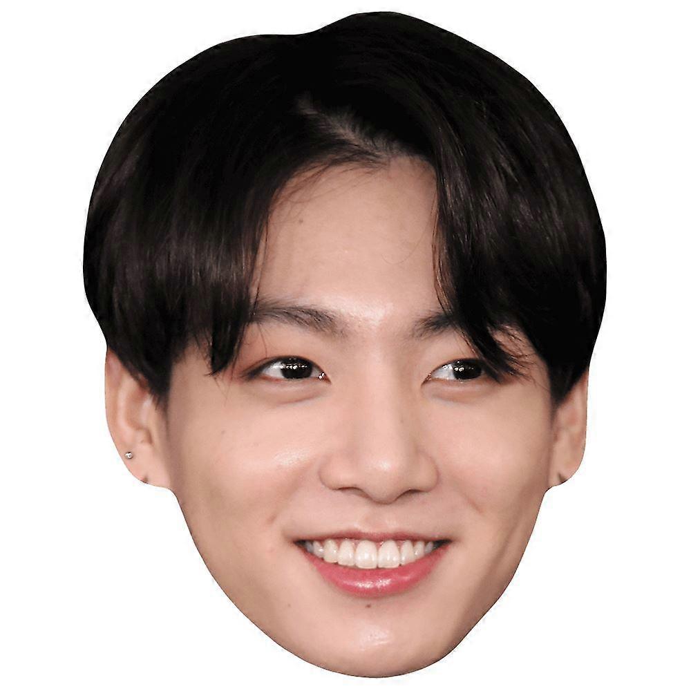Jungkook (Smile) Celebrity Mask, Flat Card Face
