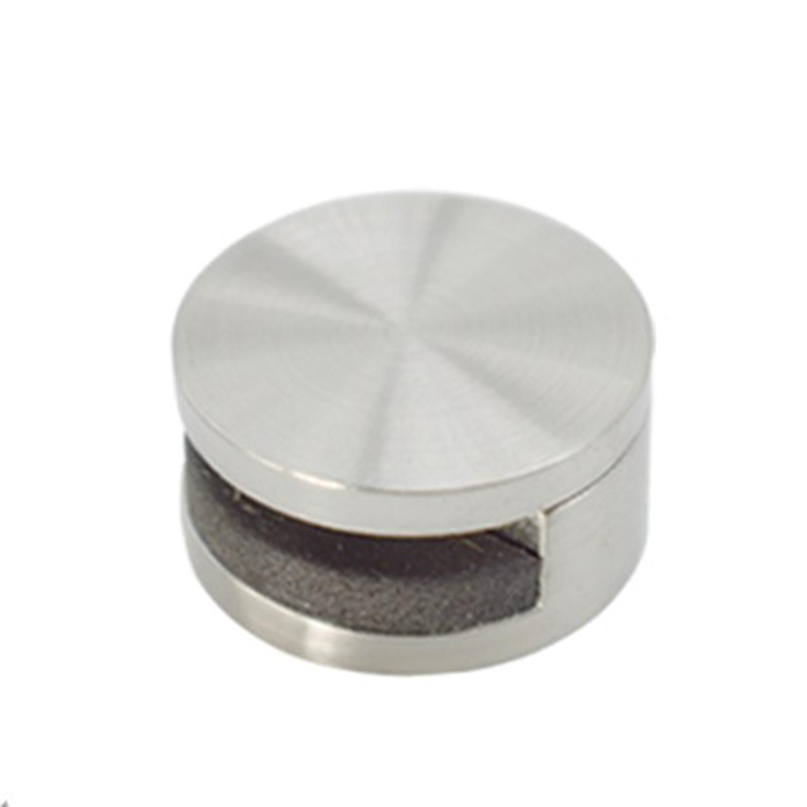 Solid Round Glass Clamp Fixed Mirror Wall Bracket Buckle Iron Sheet Accessories QinHai