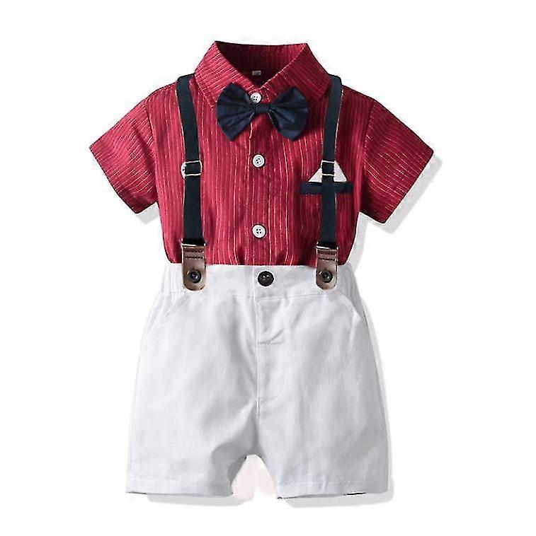 Baby Boys Gentleman Outfits Suits With Tie
