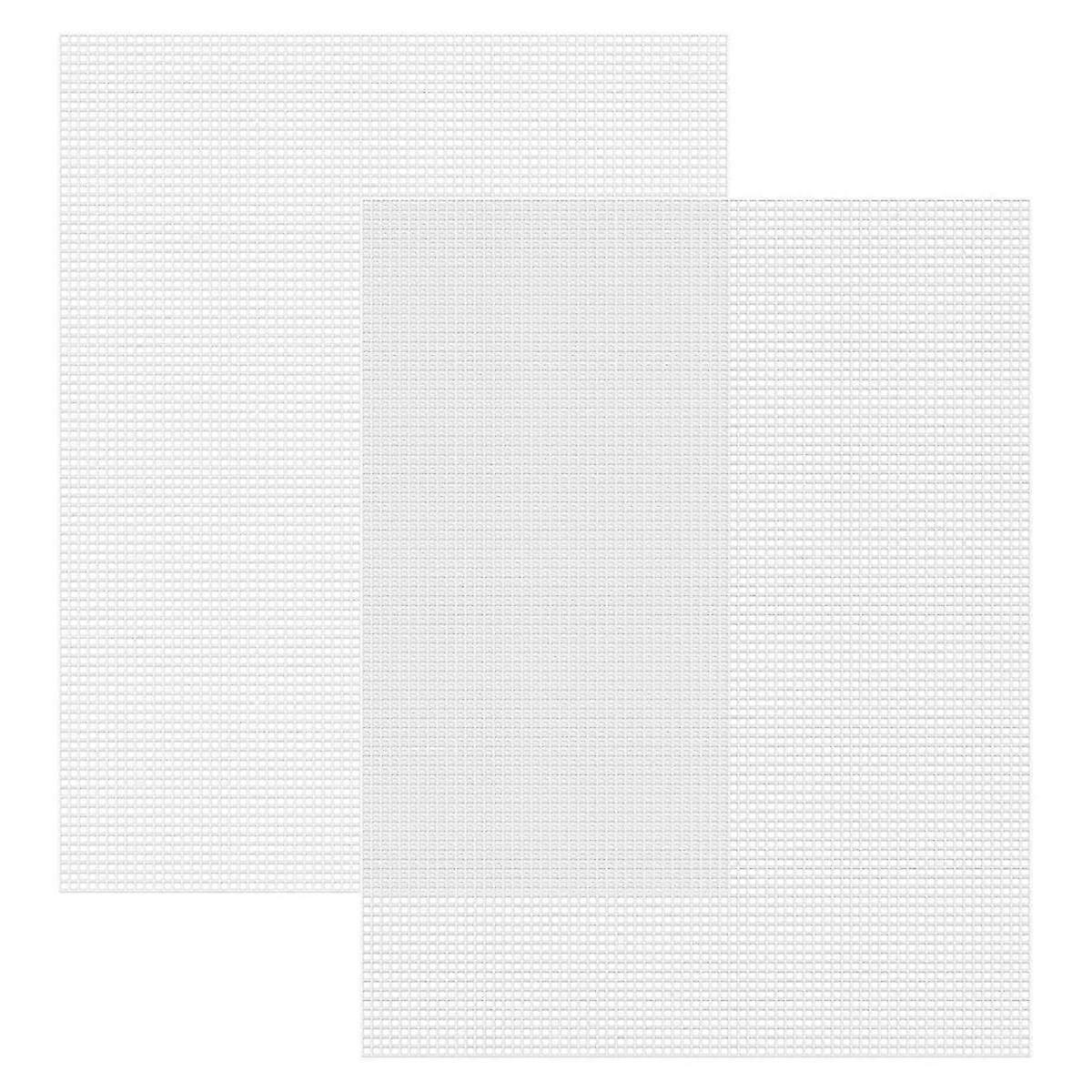 7 Count Plastic Mesh Canvas Sheets for Embroidery, Acrylic Yarn Crafting,Crochet Projects and Make Aquarium Dividers