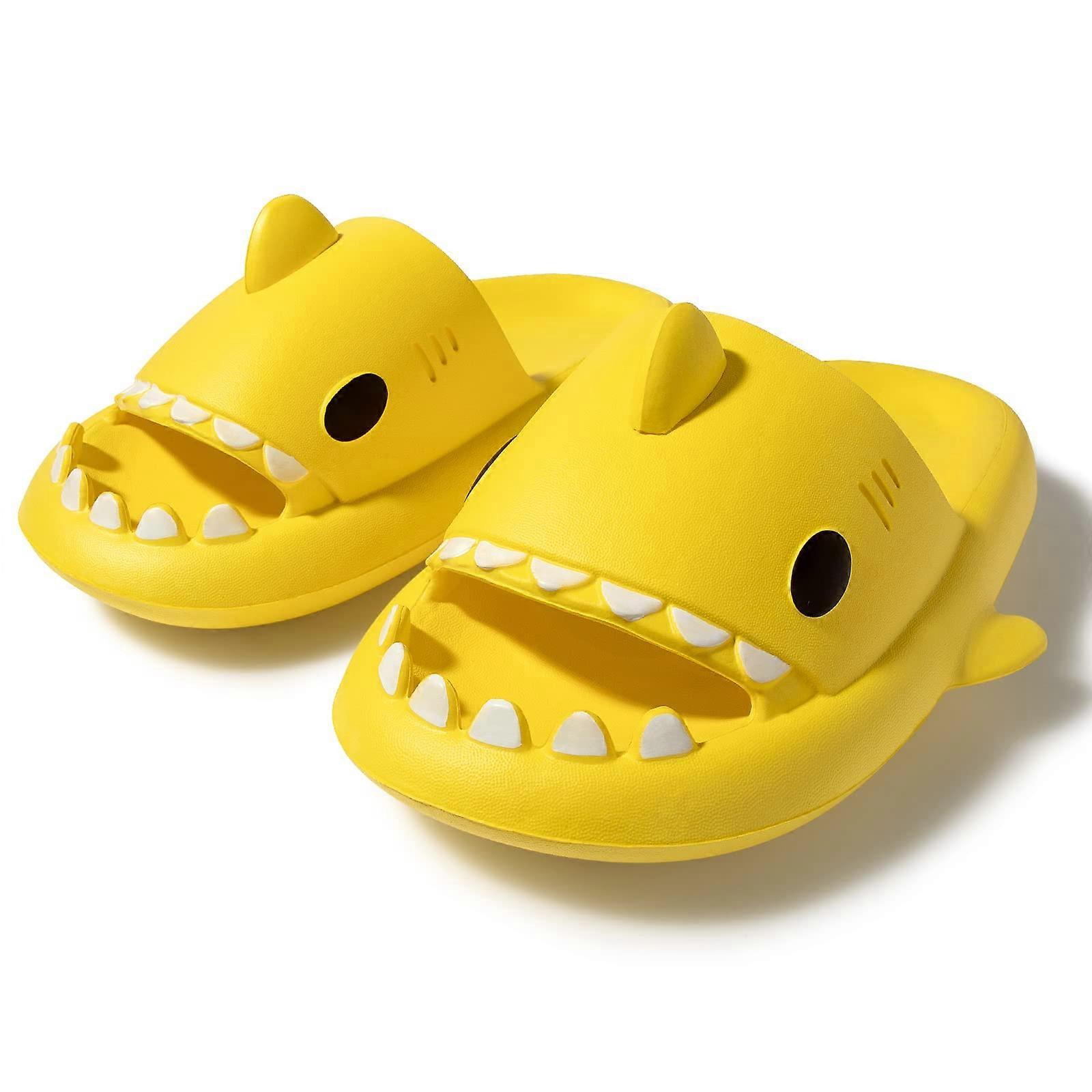 Uusi Color Match Shark -tossut Slip Shower Kylpyhuoneen tossut Pehmeät kesäsandaalit tytöille ja pojille