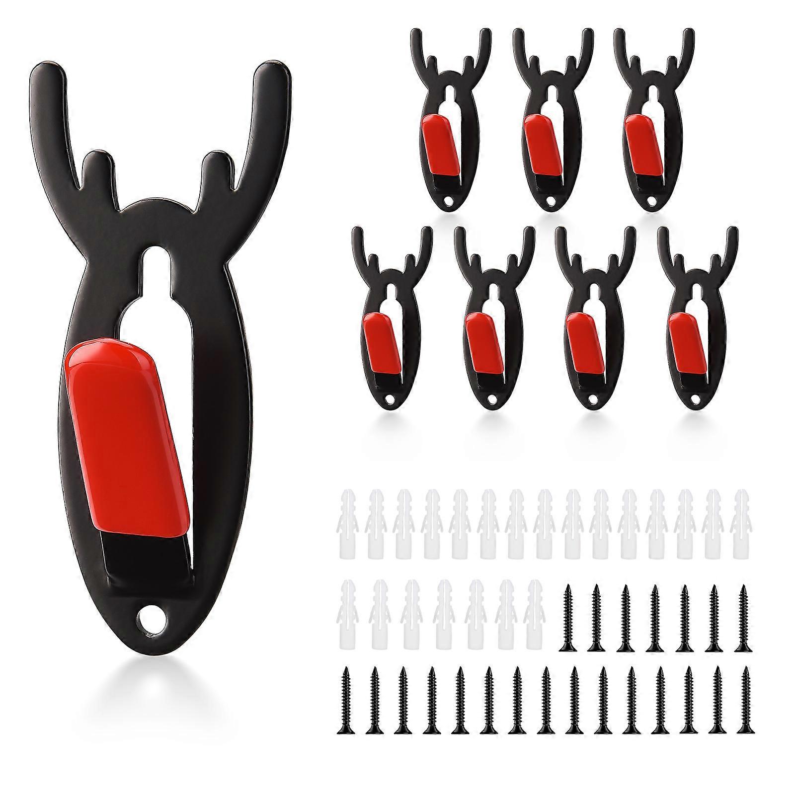 Skull Hanger Antler Style Deer Skull Wall Mount Bracket Hooks For