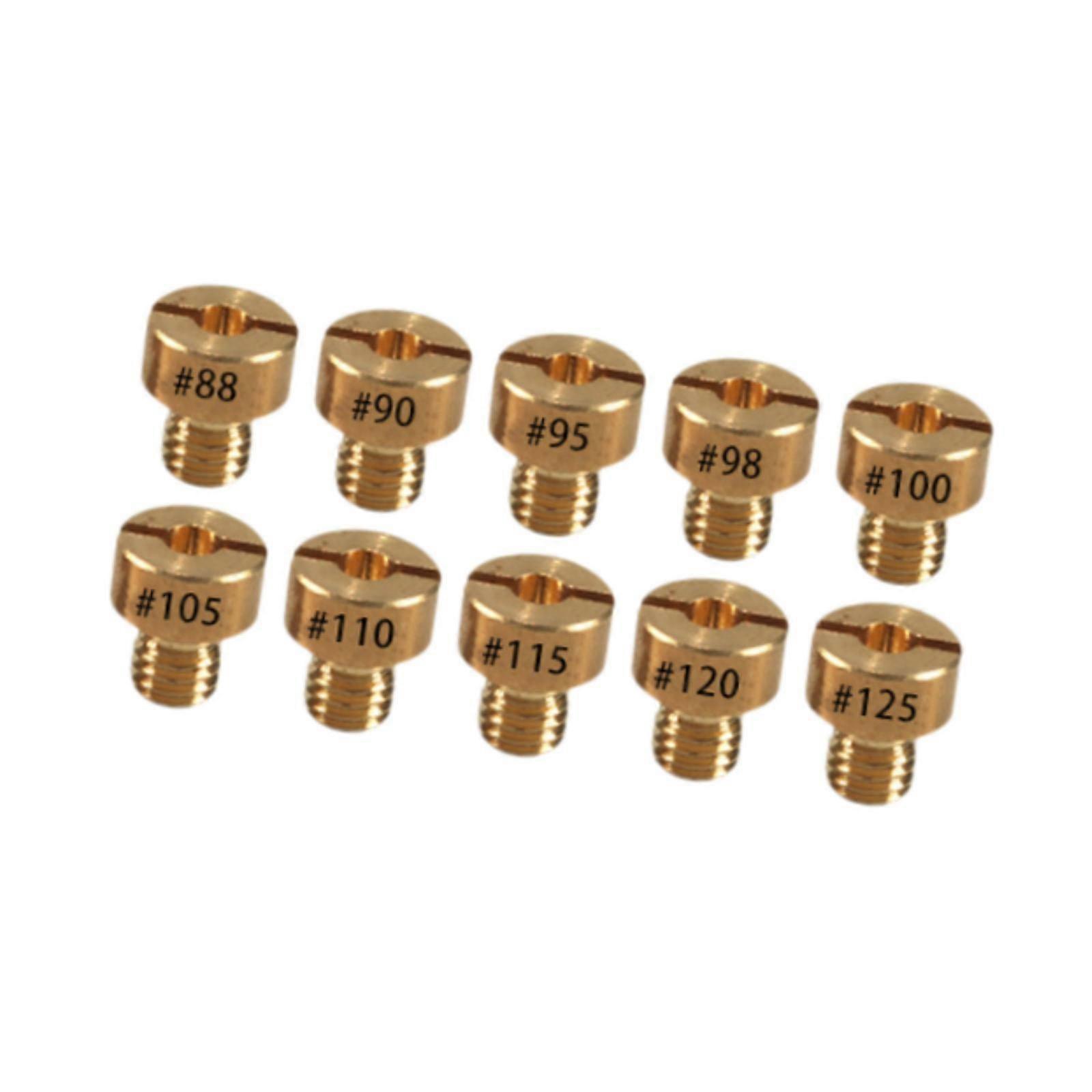 10 kpl kaasuttimen pääsuihku helppo asentaa tarvikkeet kaasuttimen suutinsarja