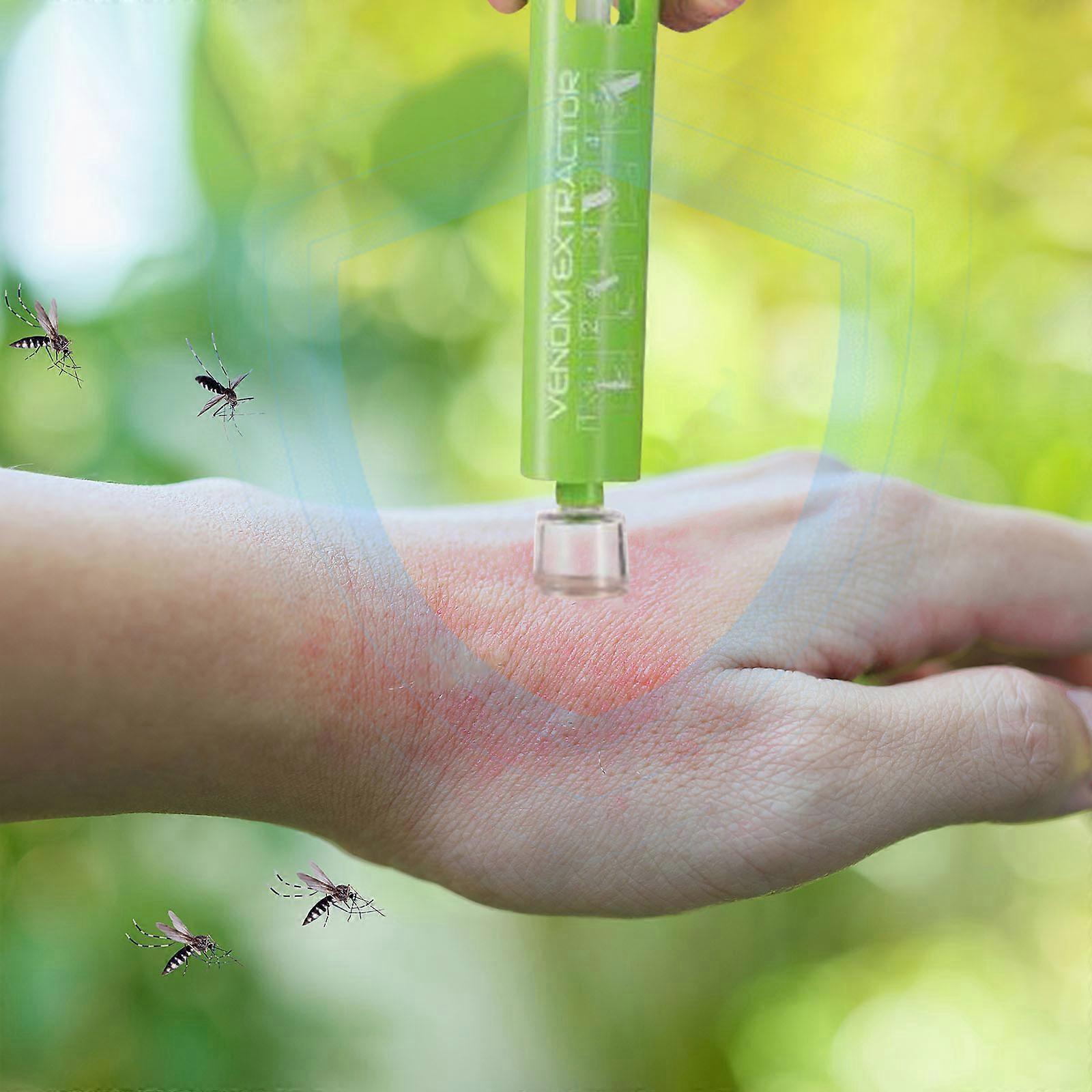 Snake Bite Kit Bee Sting Emergency First Aid Venom Extractor Suction Pump Tool