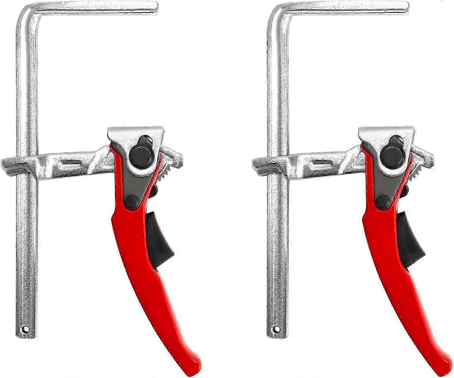 2 Pack Quick Release Bar Clamp with 6-5/16 Capacity and 2-5/16 Throat Depth