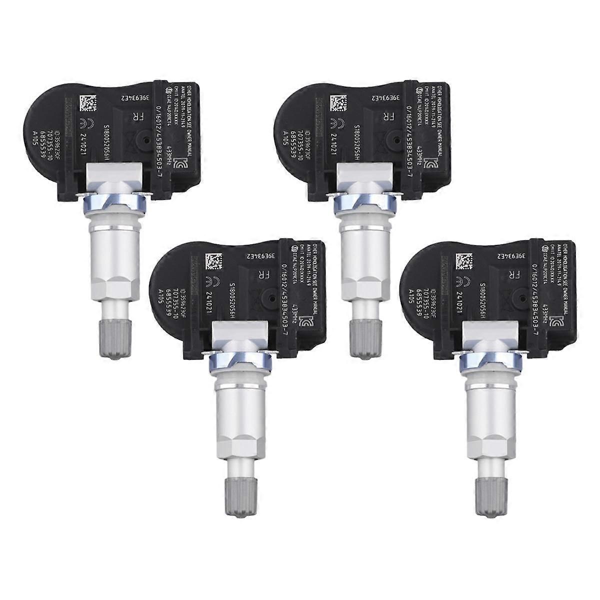 4Pcs Car TPMS Sensor 707355-10 36106881890 for 2 3 4 Series X1 X5 Tire Pressure Sensor Monitoring S