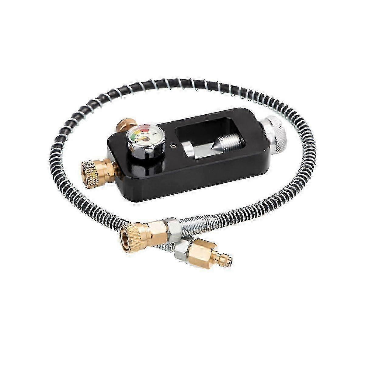 Scuba Diving Tanks Refill Adapter Set Oxygen Cylinder Adapter Outdoor Diving Accessory with Pressur-Good