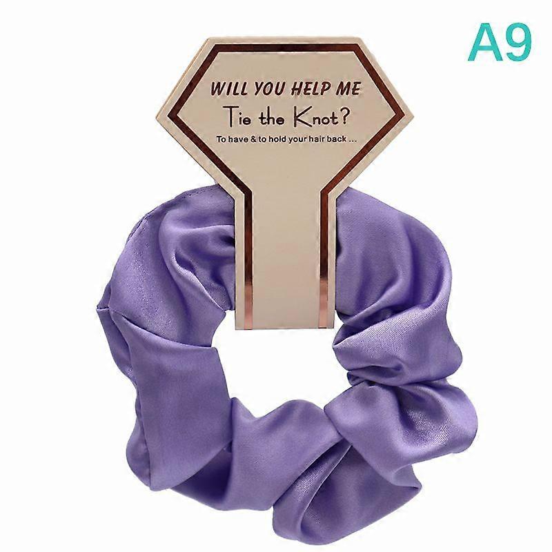 1 יחידות שושבינה מתנה שיער Scrunchies מסיבת רווקות חתונה חתונה מזכרת