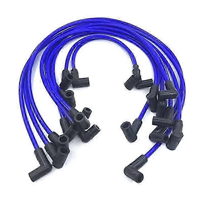 8mm 4048 Spark Plug Wire Set For Chevy 305 350 5.7L 305 HEI 90 Over V/C V8 SBC