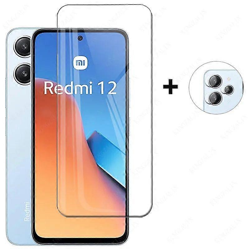 Tempered Glass for Xiaomi Redmi 12R Full Coverage Protective Glass Screen Protector