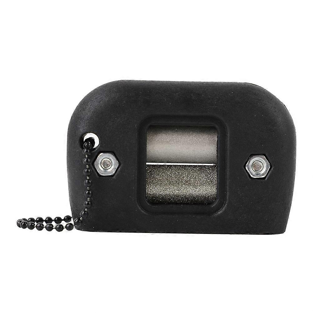 Ice Skate Edge Blade Sharpener with Two Whetstone Gear Portable Sharpening Tool
