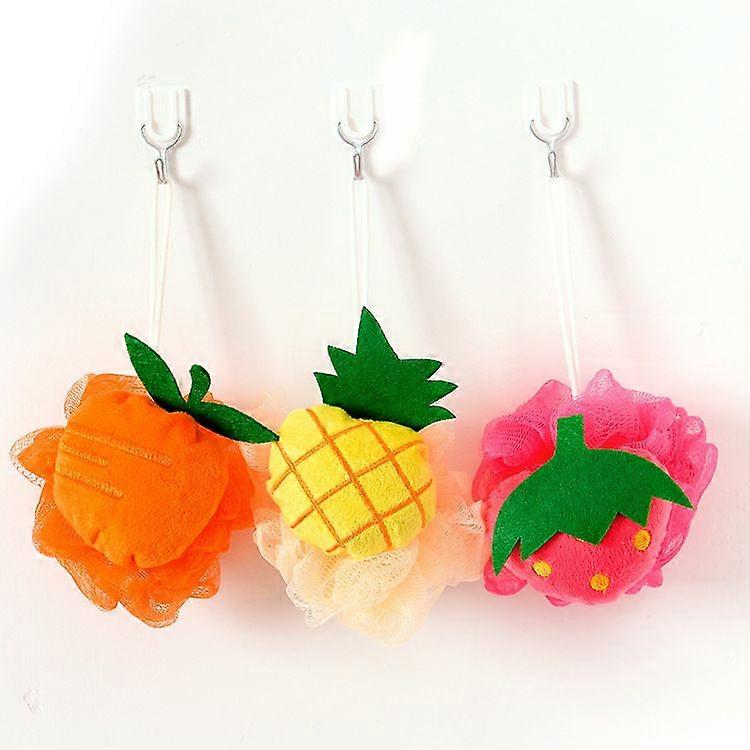 Fruit Shape Bath Bath Ball Bath Flower Bath Soft Large Foaming Ball Bath Exfoliating Bath