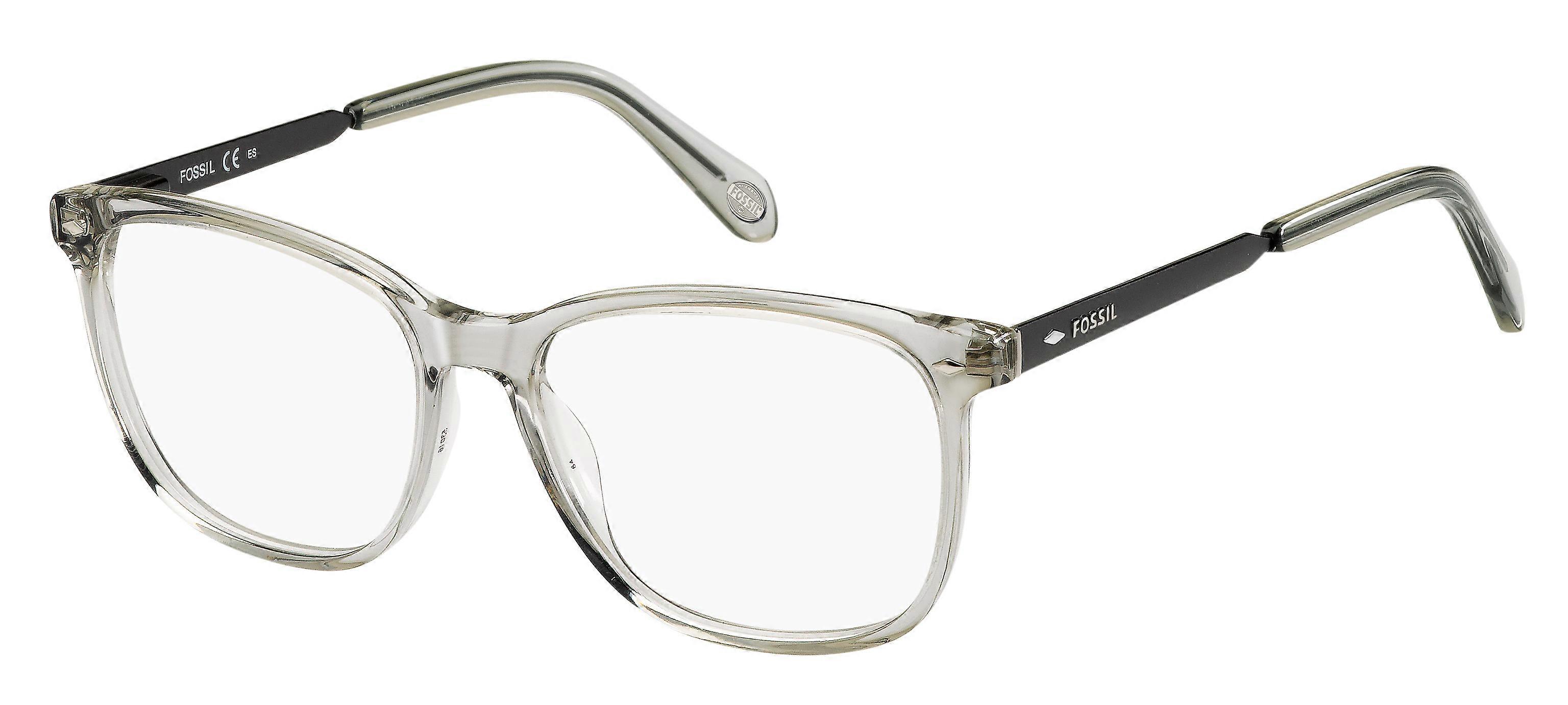 Eyewear Frames FOSSIL FOS 6091 SO0 TRANSPARENT GREY MATT BLACK 53/16/145 MAN