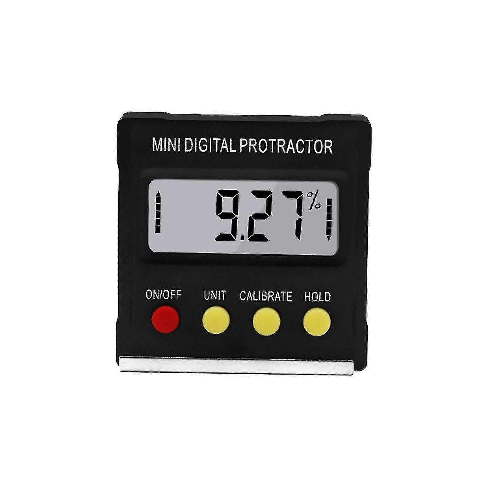 Digital Angle Gauge Level Box Protractor Angle Finder Magnetic Inclinometer Base