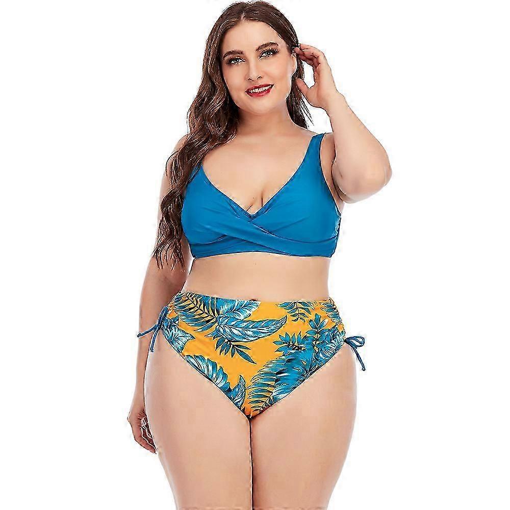 Split Swimsuit Two-piece Swimsuit Women's Oversized Swimsuit