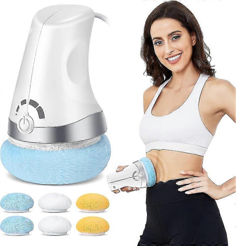 Machine de mise en forme du corps, masseur électrique de cellulite avec 6 tampons lavables Masseur de mise en forme du corps pour les jambes abdominales, les hanches, les bras