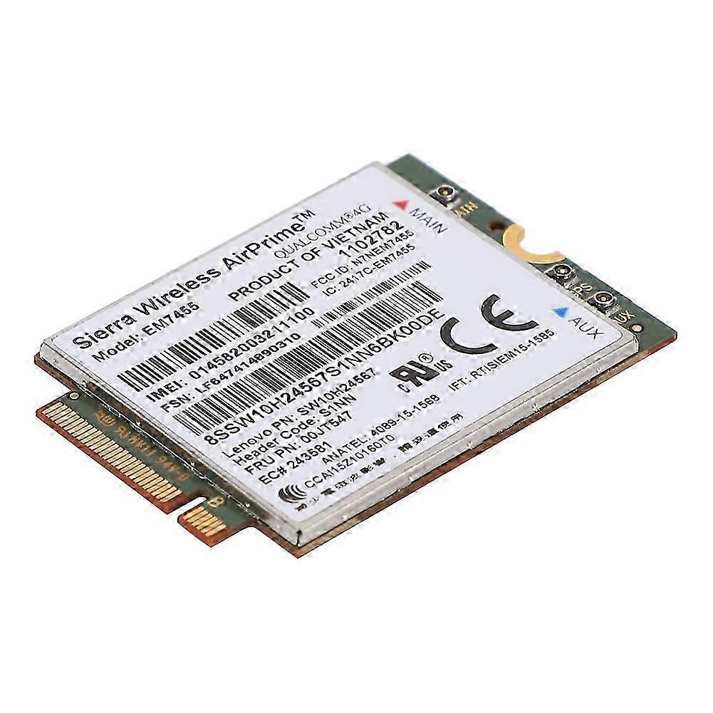Em7455 Wireless 4g Lte Module Network Card 50 Mbps Fits For Lenovo Thinkpad
