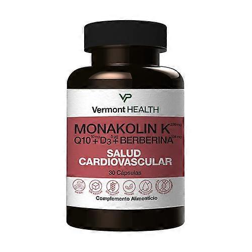 Monakolin K Forte+Q10+D3+Berberine 30 vegetable capsules