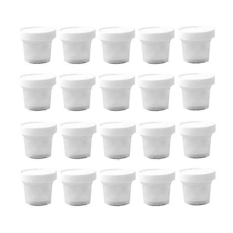 20pcs 100ml Dessertbecher mit Deckeln Eis