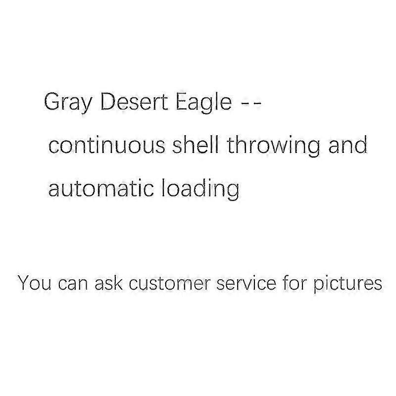 Born Pretty Desert Eagle Throwing Shell Pistol Ejection Soft Bullet Toy Gun G18 Automatic Explosion Gun Launcher Adult Shooting Model Boy