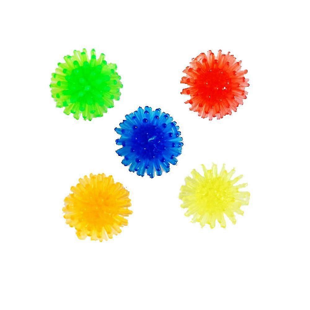 Dekompresja Zabawka Kolczasta Piłka Puffer Ball Kryształowy Masaż Burr Ball 10szt
