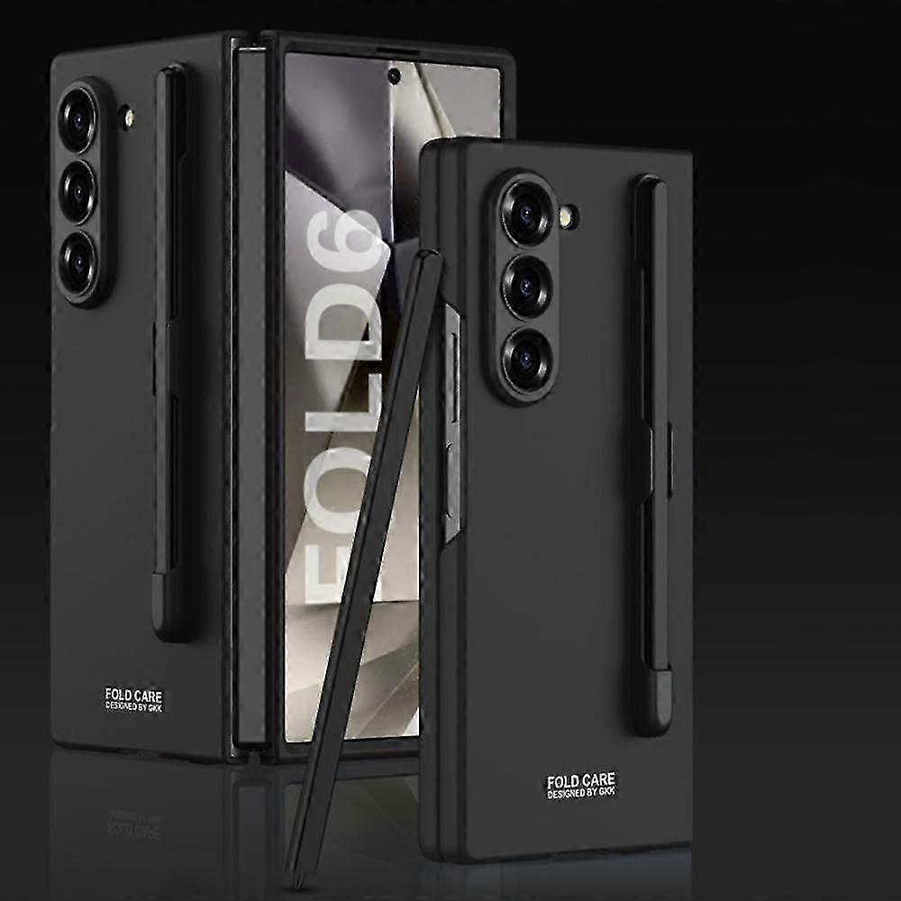 ExquisiteFor Samsung Galaxy Z Fold 6 Case with S Pen Fold Edtion Holder, Ultra Thin Hard PC Shockproof Protective Case For Galaxy Z Fold 6 5G