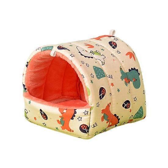 Small Pet Nest Durable Comfortable Large Space Semi-enclosed Guinea Pig House Bed House Pet Supplies