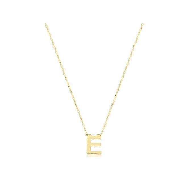 9ct Yellow Gold Initial Necklace NK435/E