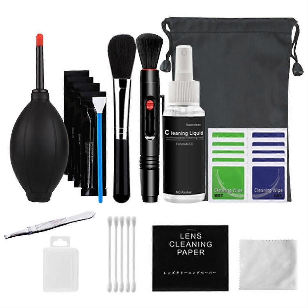 12Pcs DSLR Camera Kit with Swabs Cloth Pen Multifunctional Lens Digital Accessories Cleaning Tool