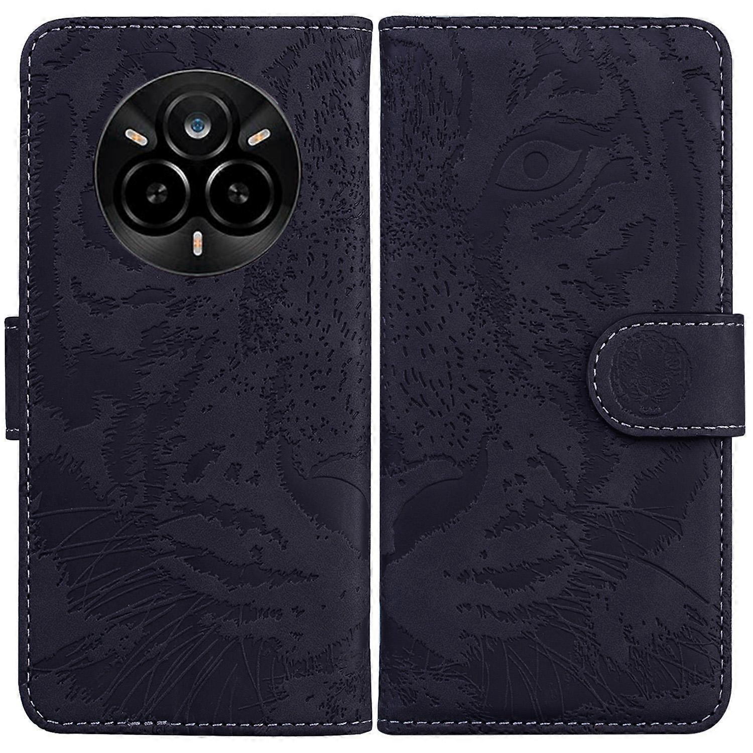 Tiger Embossing Pattern Flip Leather Phone Case