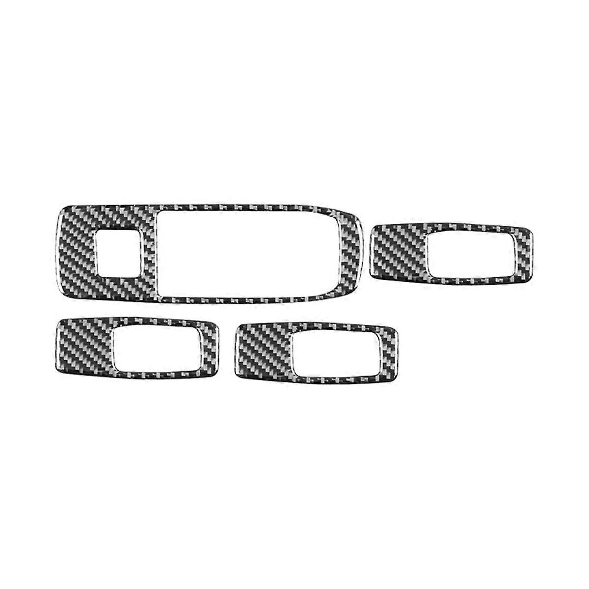 For 2019-22 Carbon Fiber Window Switch Panel Cover