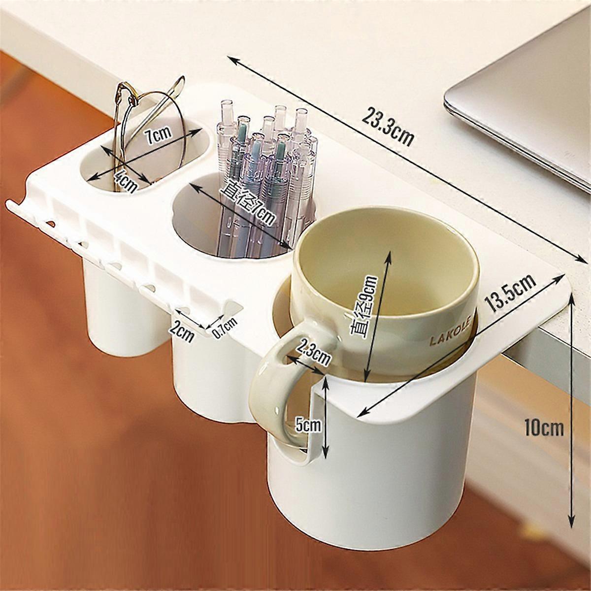 Storage Rack Office Storage Device Multi-Hole Wire Organizer Storage Rack Cup Storage Rack Desktop O