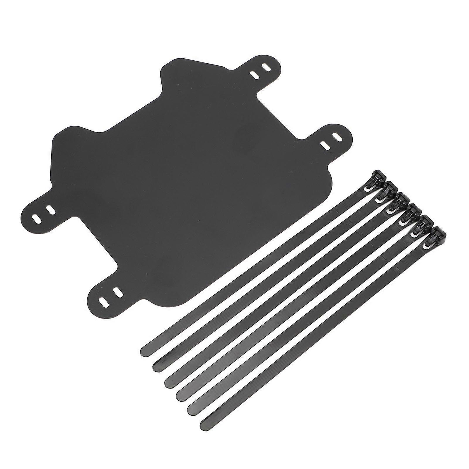 Motorcycle Front Number Plate Matte Black Easy to Install License Plate Replacement for SUR‑RON Light Bee Light S X 