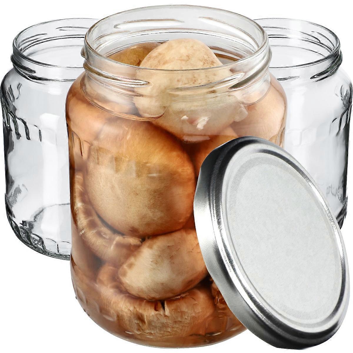 Borcane KADAX Jucka 720ml 8buc 82mm + capace argintii