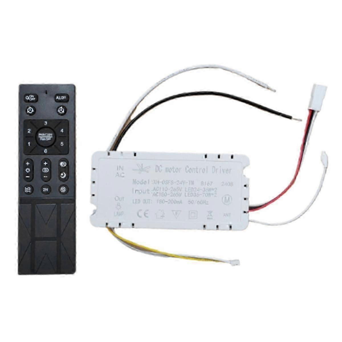 Ceiling Fan Accessories Ceiling Fan Remote Home Improvement 6 Speed Settings AC 110V-265V Convenien