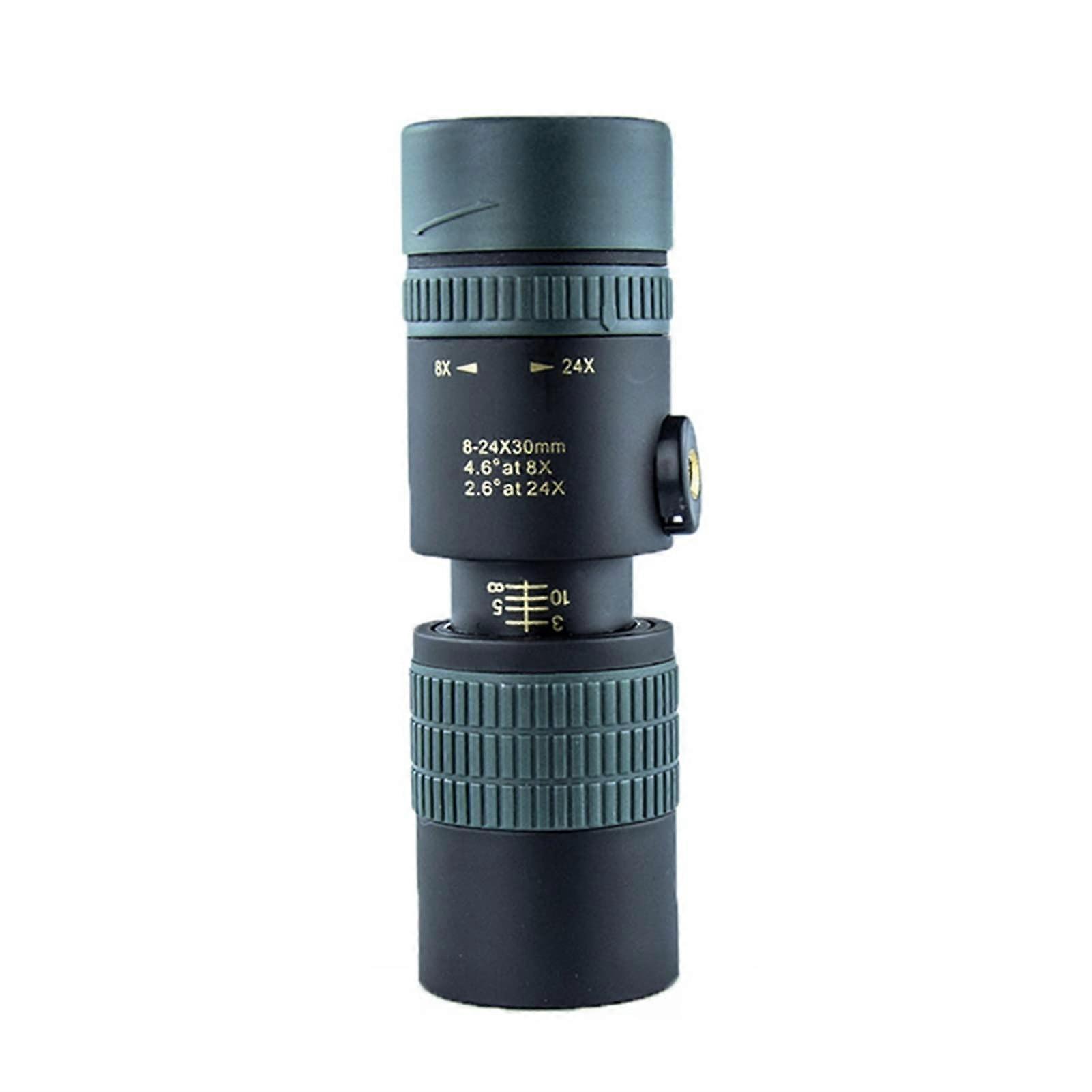 Telescope Telescopes 8-24x30mm Super Telephoto Zoom Monocular Telescope Racing Beach Birds Watch the beach trip (B) Telescope B A