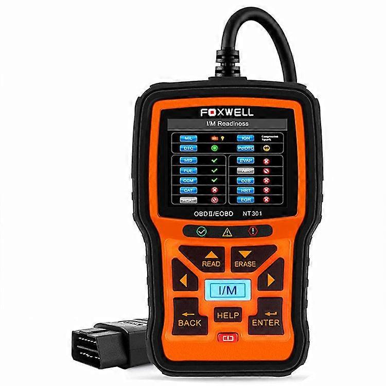 FOXWELL NT301 OBD2 Car Fault Diagnostic Instrument Live Data Code Reader Tool